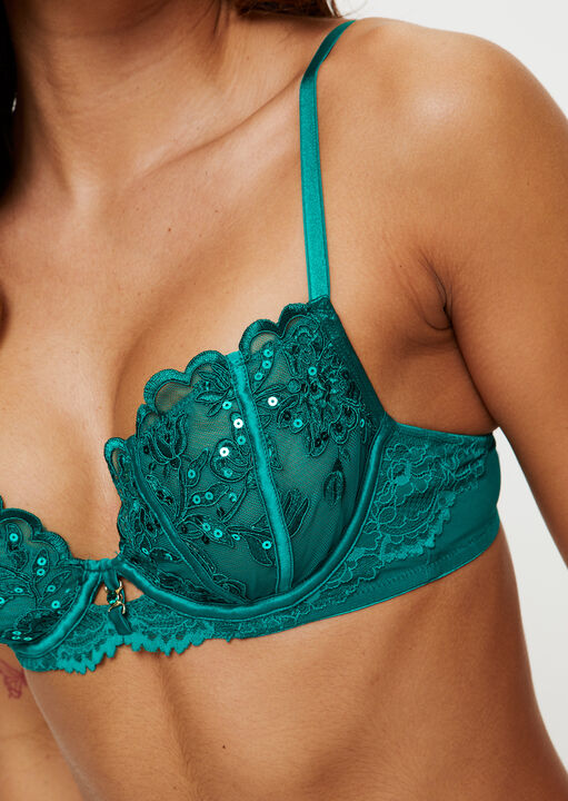 The Icon Non Pad Plunge Bra image number 3.0