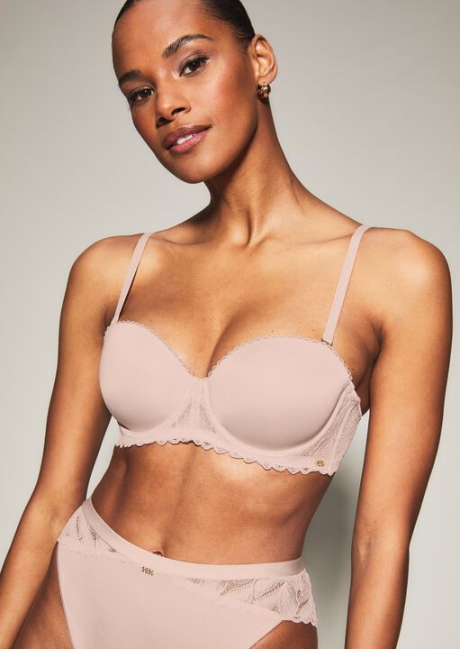 Knickerbox Harper Lace Padded Strapless Bra image number 0.0