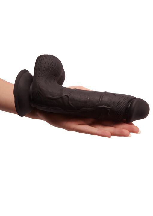 Mr Harry Suction Cup Black Dildo image number 1.0