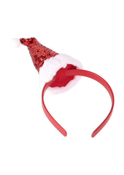 Sequin Santa Hat Headband image number 3.0