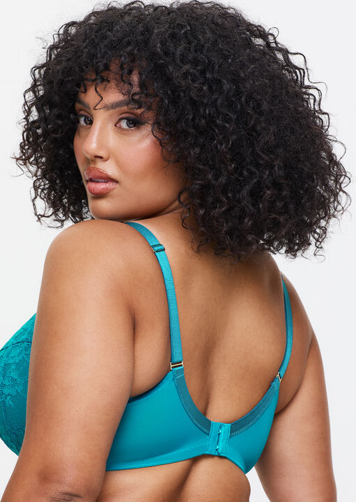 Sexy Lace Padded Plunge Bra image number 6.0