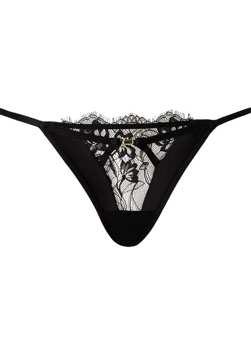 Dark Fantasy Lace Brazilian Knickers image number 4.0