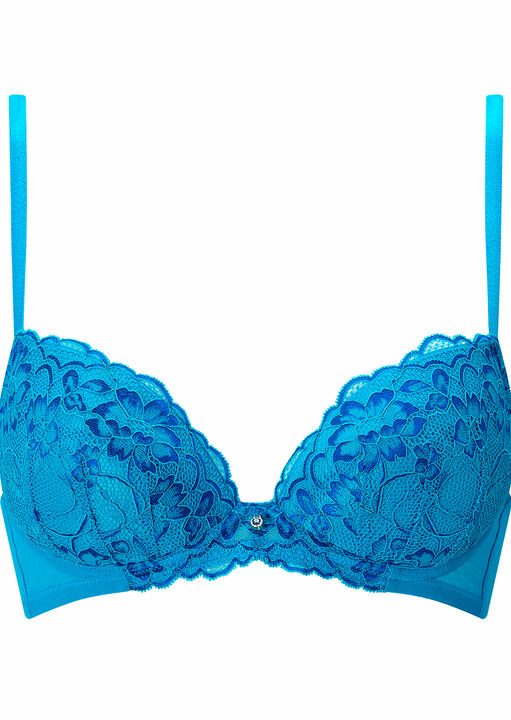 Sexy Lace Padded Plunge Bra image number 9.0