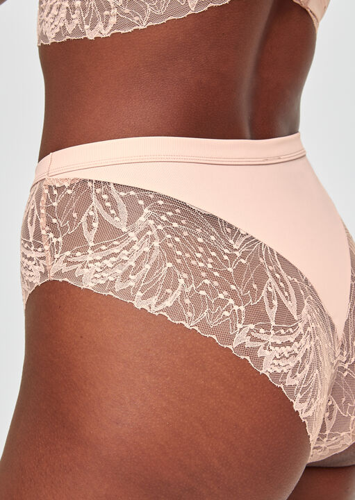 Knickerbox Louisa Lace High Waisted Brazilian Knickers image number 4.0