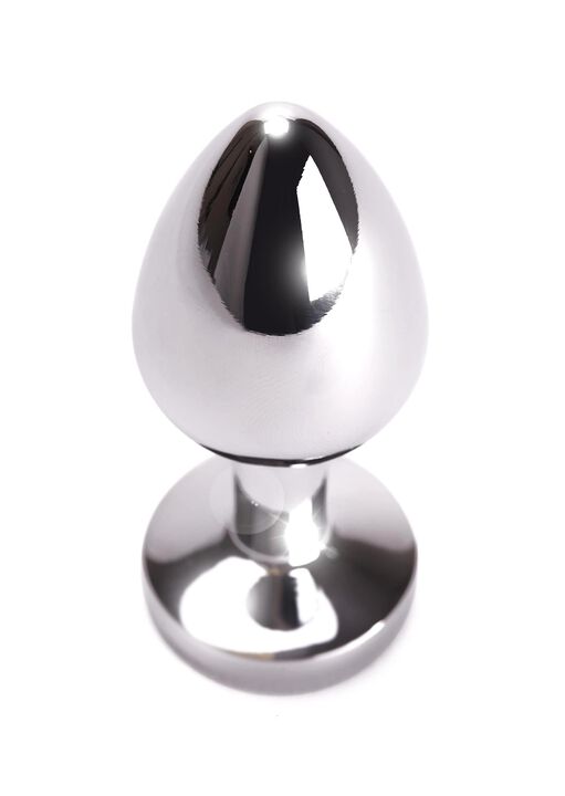 Medium Jewelled Metal Butt Plug image number 1.0