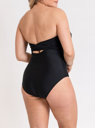 Wrapsody Wired Swimsuit  - Black