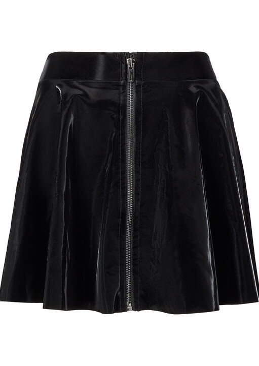Zipline PU Mini Skirt image number 4.0
