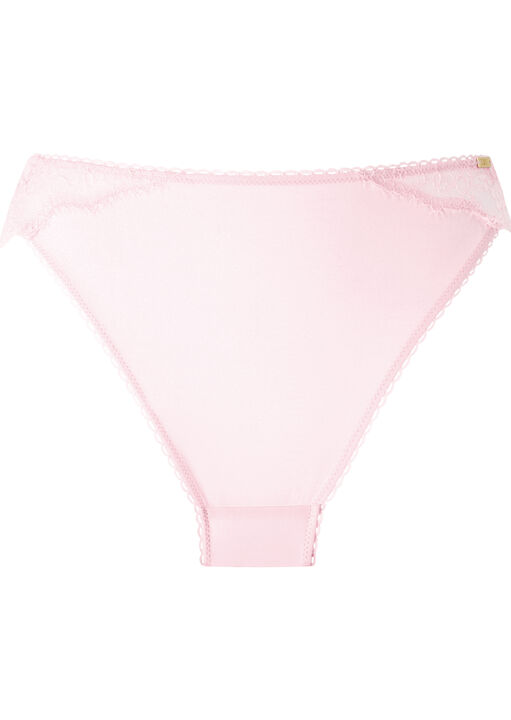 Knickerbox Josie Lace High Leg Brazilian Knickers image number 4.0