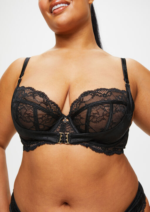 The Fulfilling Fuller Bust Non Padded Plunge Bra image number 1.0