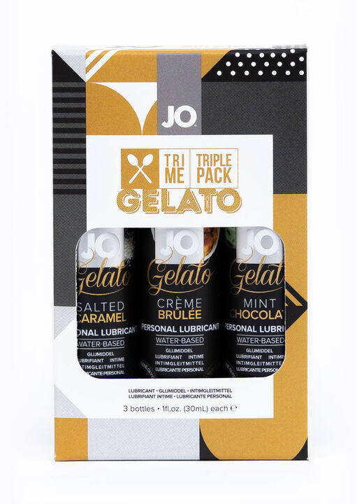 System Jo Gelato Flavoured Lubricant Triple Pack 3 x 30ml Set image number 0.0