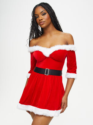 Bardot Sexy Santa Dress