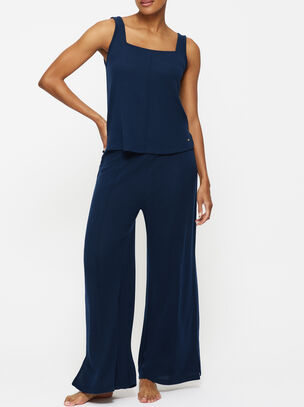 Marie Brushed Cami Top - Navy