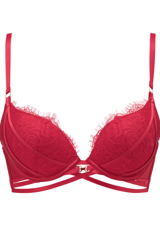 Dark Fantasy Padded Plunge Bra image number 8.0