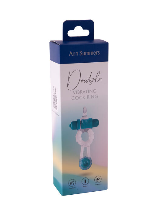 Double Vibrating Super Stretch Couples Cock Ring with Removable Bullet image number 4.0