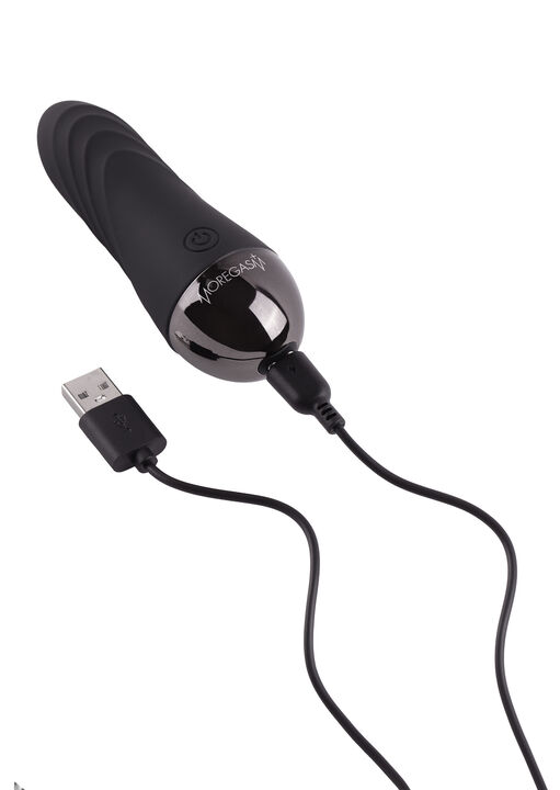 Moregasm+ Bullet Ridged Silicone Clitoral Vibrator image number 4.0