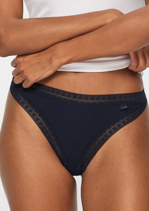 3 Pack Cotton Thong image number 1.0