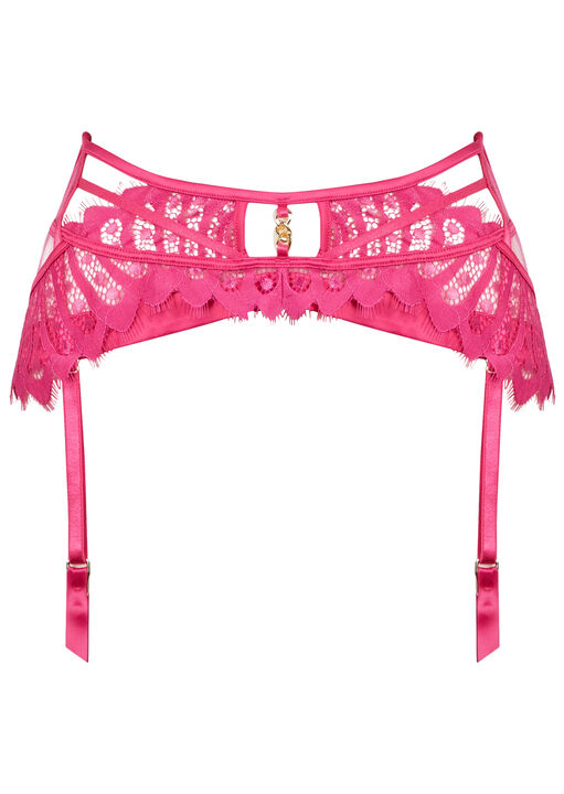 The Encore Suspender Belt Pink image number 3.0