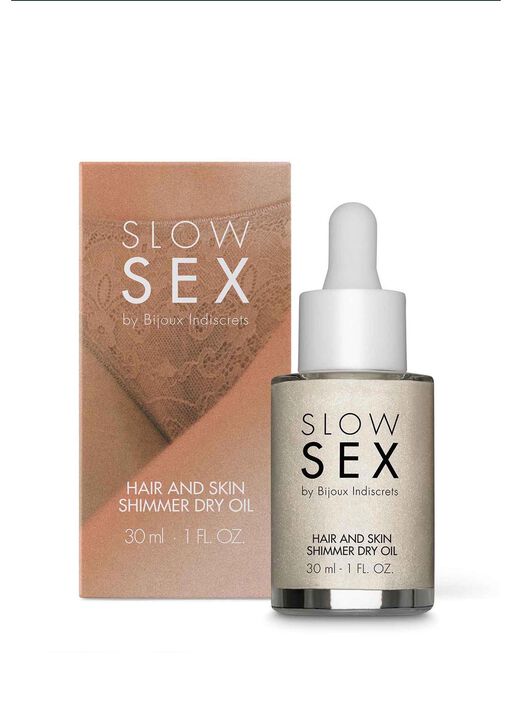 Bijoux Indiscrets Slow Sex Hair And Skin Shimmer Dry Oil image number 0.0