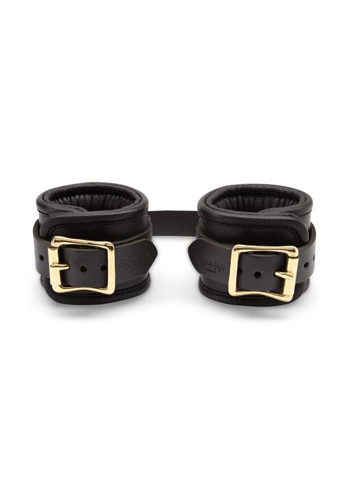 Coco de Mer Leather Wrist Cuffs image number 1.0