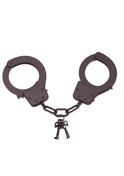 Matte Metal Handcuffs image number 0.0