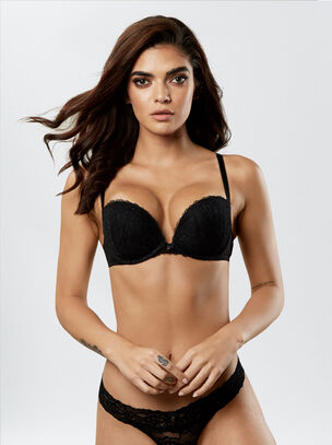 Sexy Lace Push Up Extreme Boost Bra