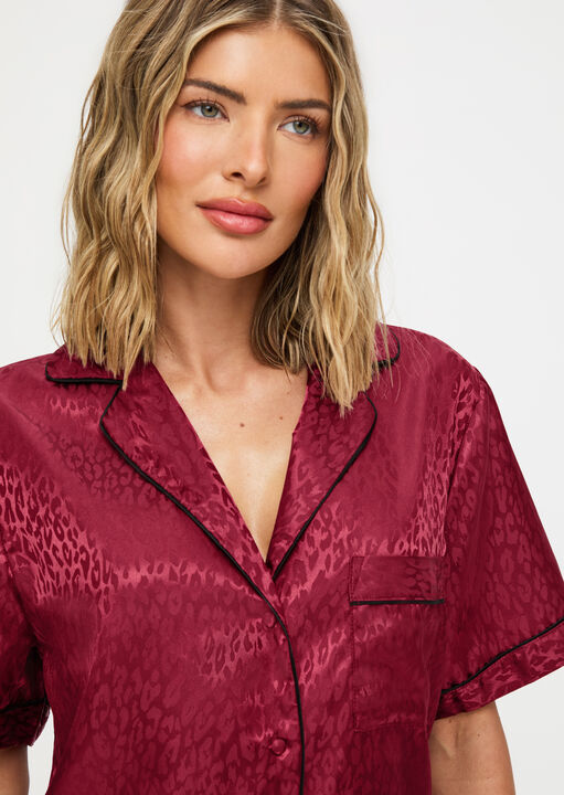 Signature Satin PJ Set image number 3.0