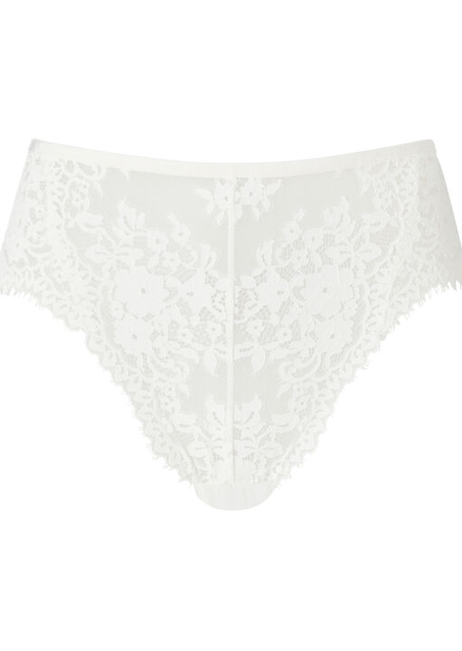 Knickerbox Renee Lace High Waisted Brazilian Knickers image number 4.0