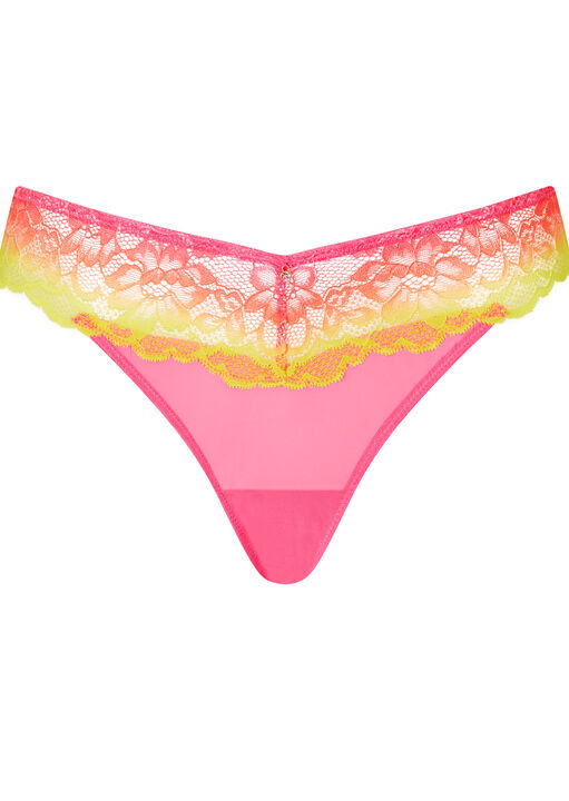 Sexy Lace Ombre Thong image number 5.0