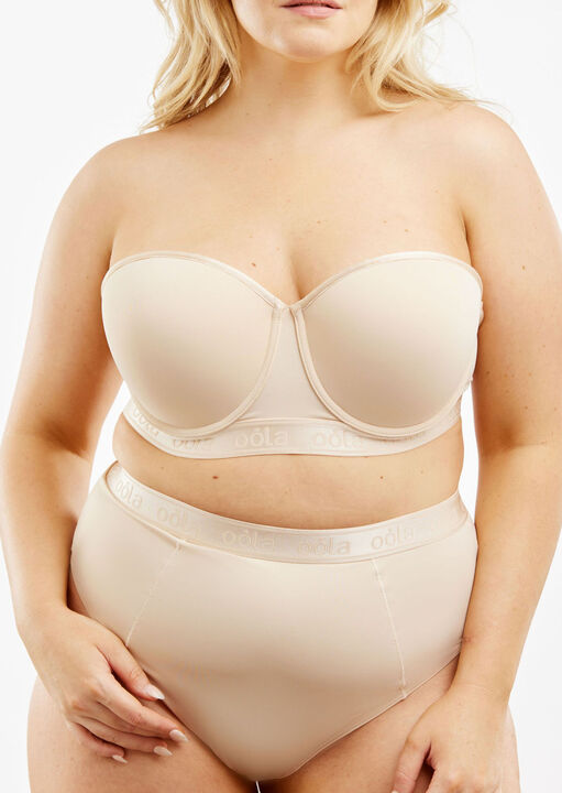Everyday Microfibre Padded Strapless image number 1.0