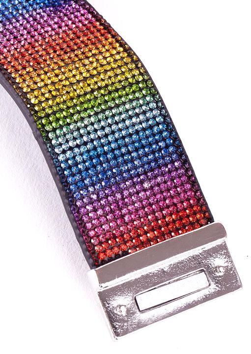 Rainbow Diamante Wrist Cuff image number 4.0
