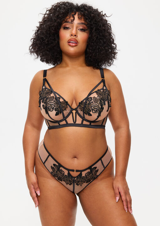 Enticement Non Padded Plunge Bra image number 8.0