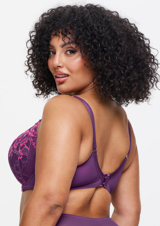 Sexy Lace Padded Plunge Bra image number 7.0