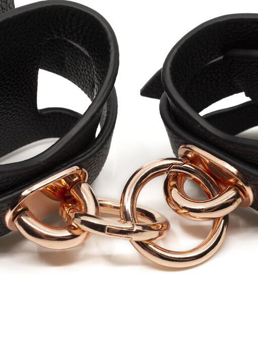 Signature Faux Leather Buckle Handcuffs image number 3.0