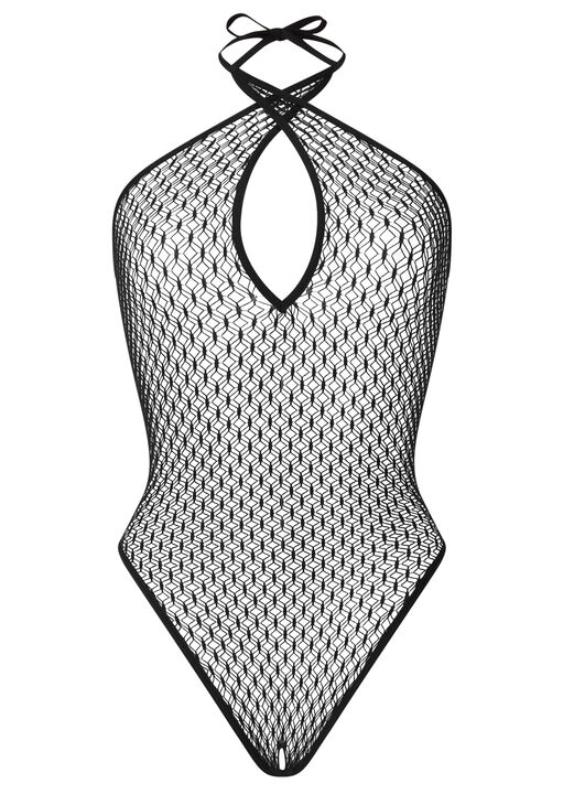 Bare Attraction Fishnet Crotchless Lingerie Body image number 3.0