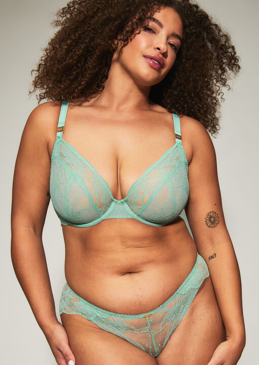 Knickerbox Nova Lace Non Padded Plunge Bra image number 1.0