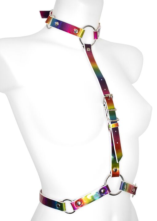 Wonderland Rainbow Body Harness image number 2.0