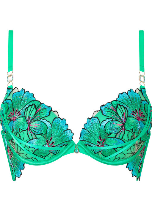 Fluorescence Padded Plunge Bra image number 5.0