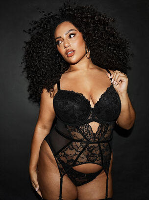 Sexy Lace Padded Basque