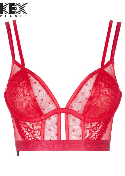 Knickerbox Planet - The Free Spirit Longline Non Padded Bra image number 4.0