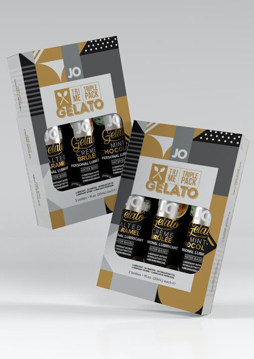 System Jo Gelato Flavoured Lubricant Triple Pack 3 x 30ml Set image number 4.0