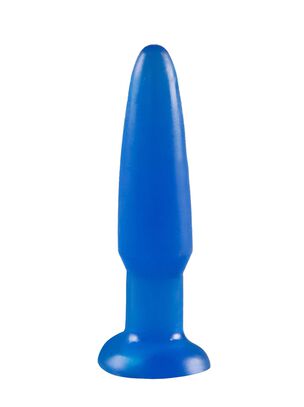 Booty Blue Beginners Butt Plug with Suction Cup Base