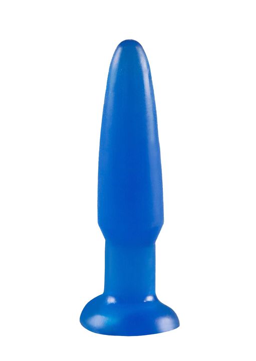 Booty Blue Beginners Butt Plug with Suction Cup Base image number 0.0