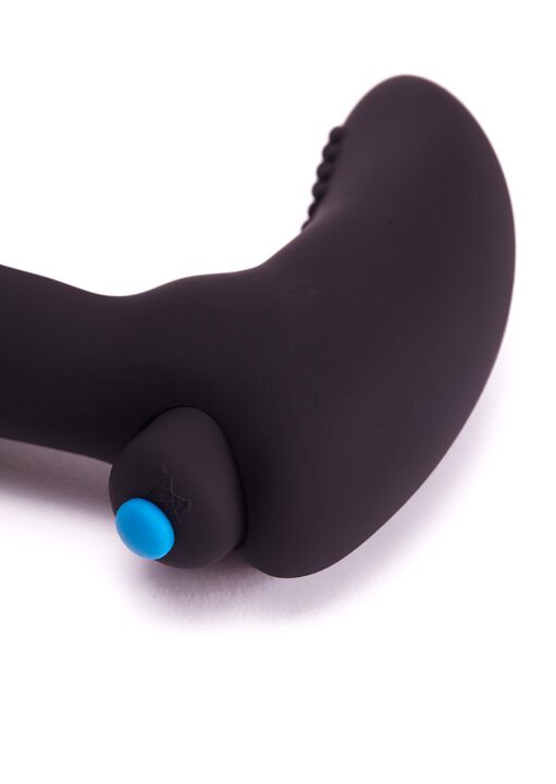 Hard Drive Silicone Prostate Massager with Removable Bullet Vibrator image number 2.0