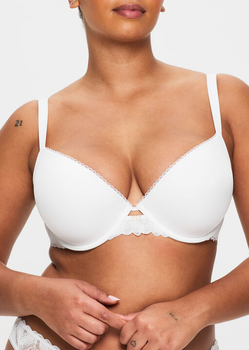 Harper Smooth Padded Plunge Bra image number 3.0