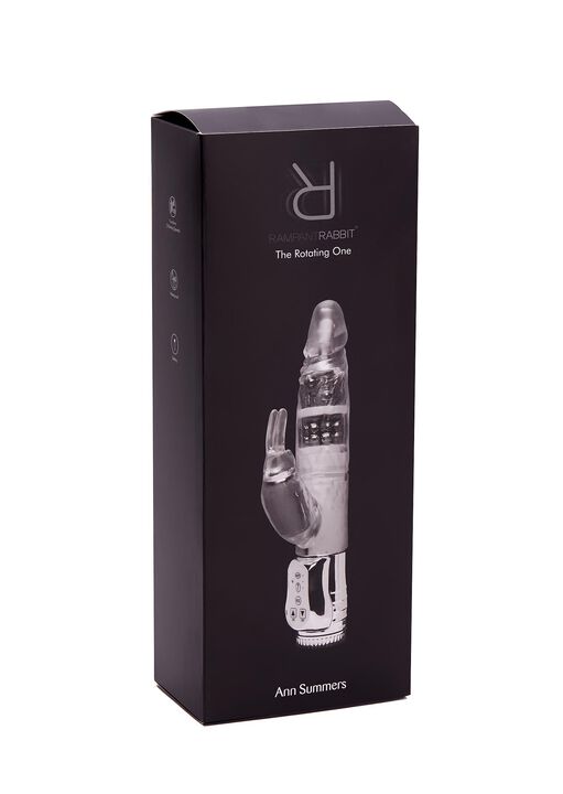Rotating Rampant Rabbit Glitter Jelly Vibrator image number 4.0