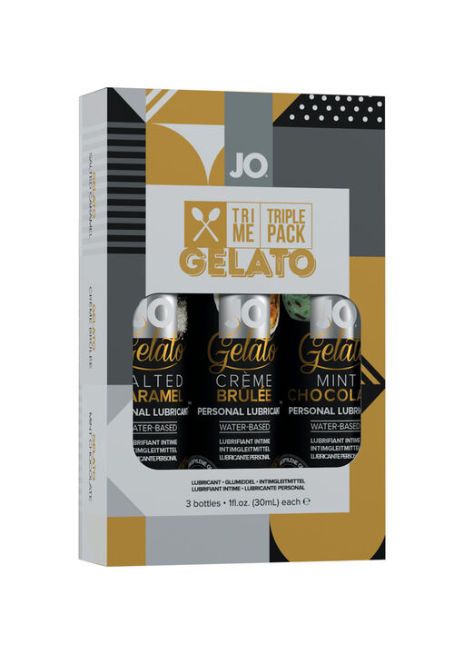 System Jo Gelato Flavoured Lubricant Triple Pack 3 x 30ml Set image number 3.0