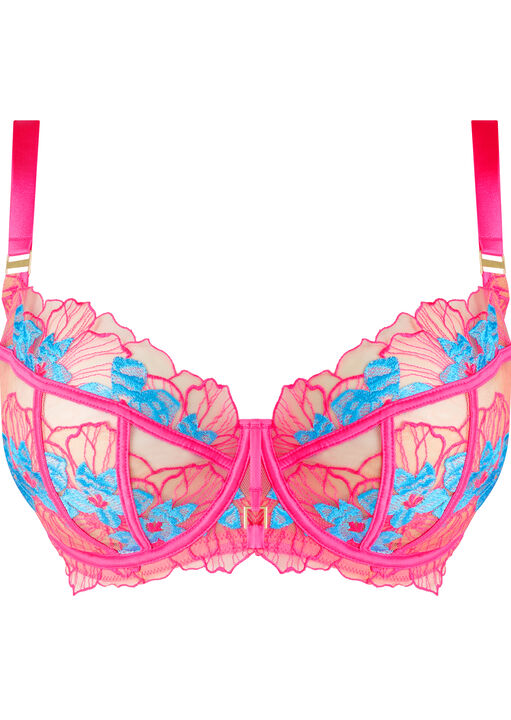 Ambitious Fuller Bust Non Padded Balcony Bra image number 4.0