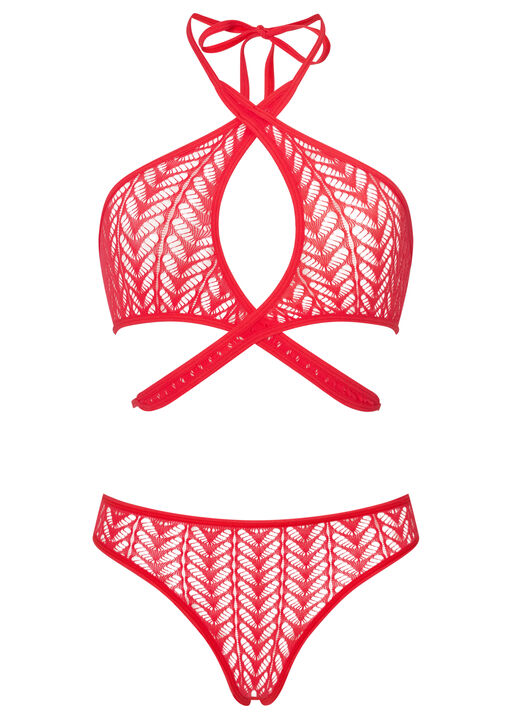 Enthralling Crotchless Set image number 4.0