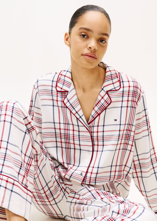 Holiday Flannel Long Sleeve Revere image number 0.0