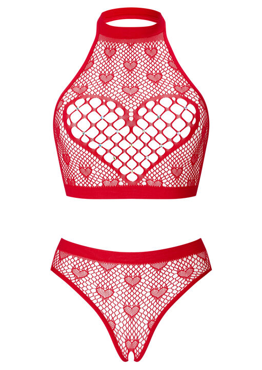 Love Triangle Crotchless Set image number 3.0